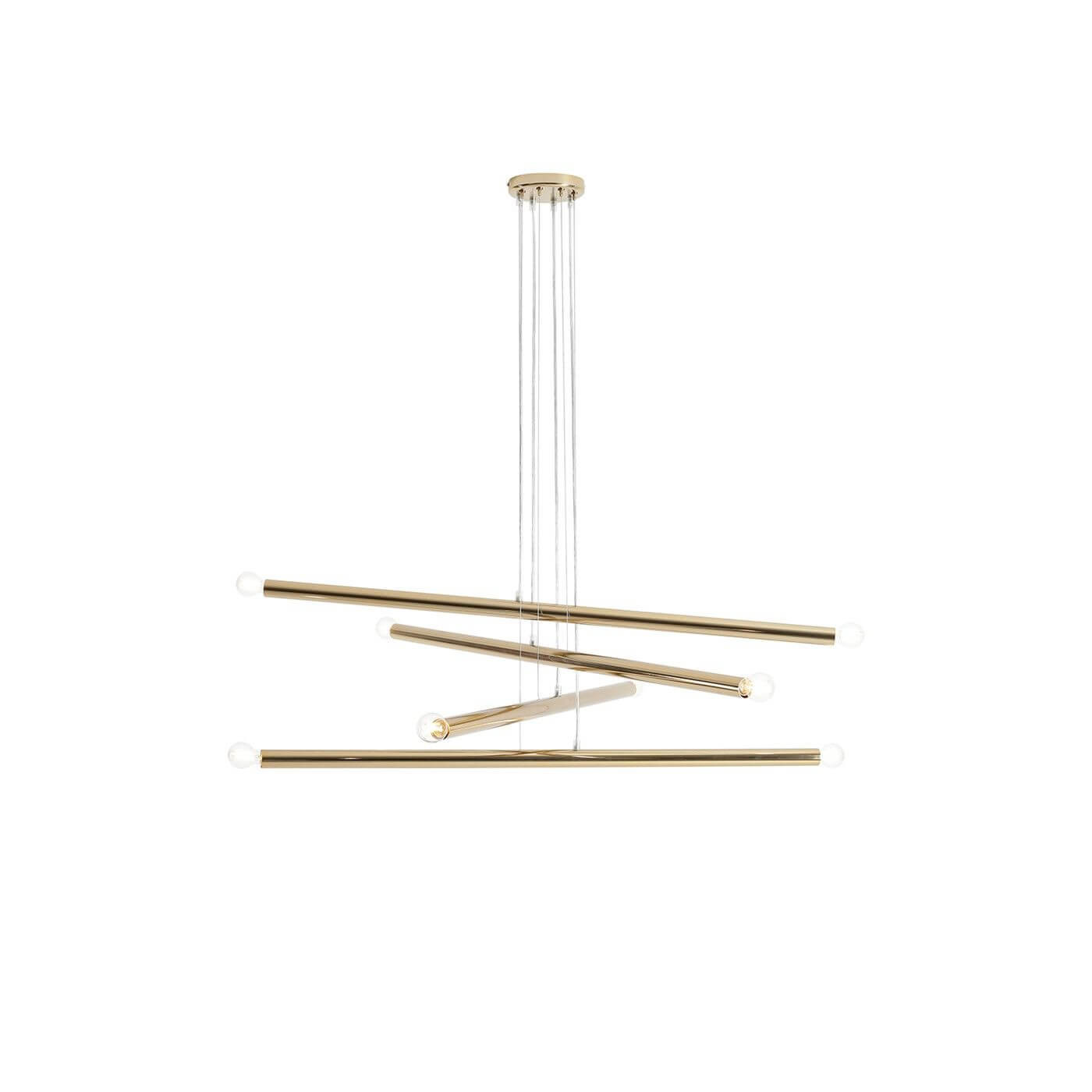 Lampa Wisząca Tubo 8 Gold 1072P30 Aldex Lampa Wisząca Tubo 8 Gold 1072P30 Aldex