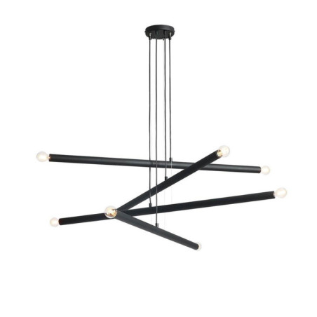 Lampa Wisząca Tubo 8 Black 1072P1 Aldex