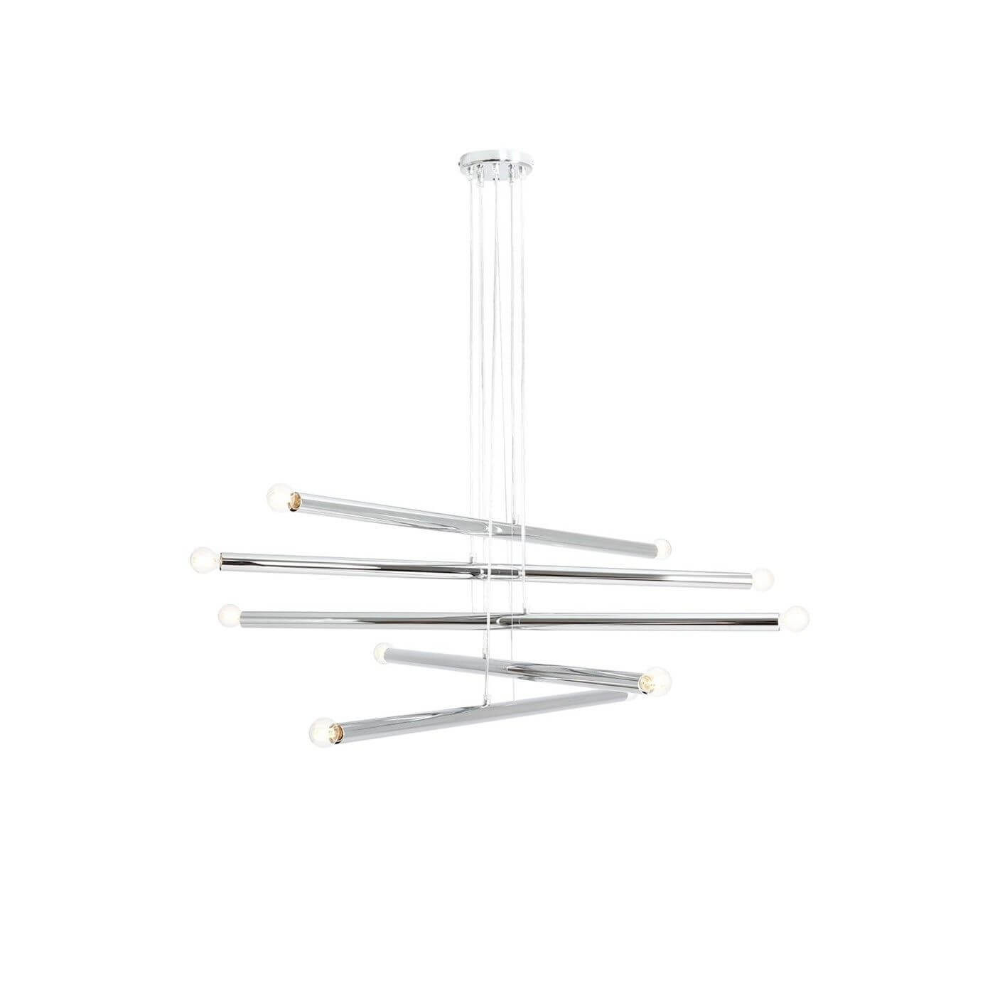 Lampa Wisząca Tubo 10 Chrome 1072M4 Aldex Lampa Wisząca Tubo 10 Chrome 1072M4 Aldex