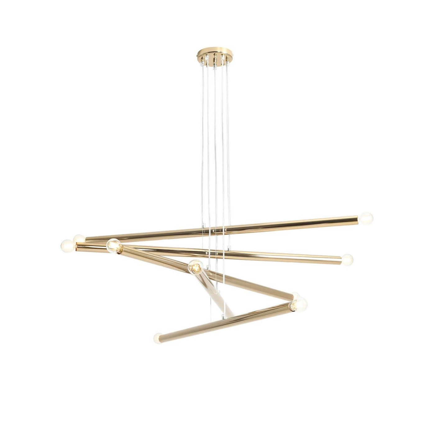 Lampa Wisząca Tubo 10 Gold 1072M30 Aldex Lampa Wisząca Tubo 10 Gold 1072M30 Aldex