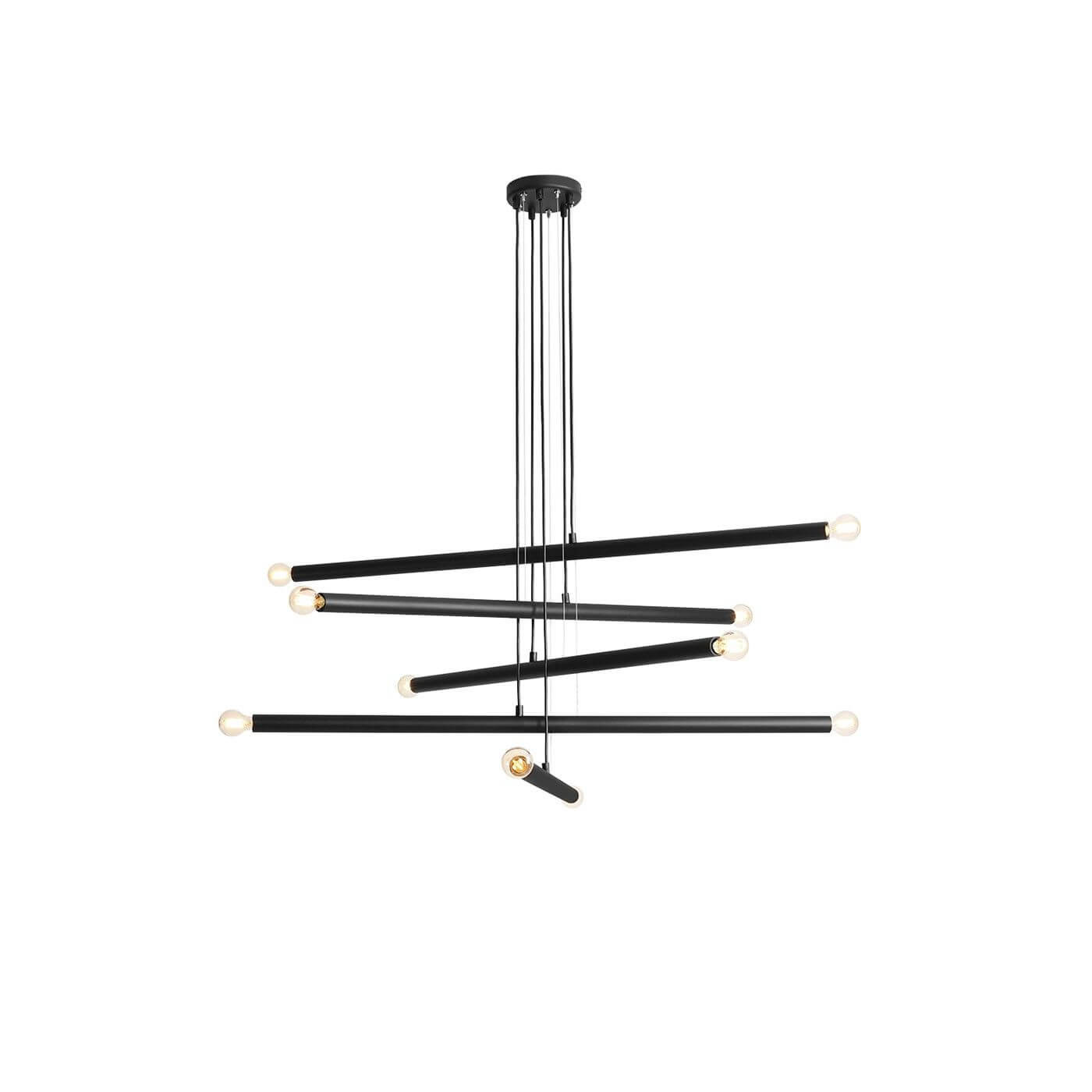 Lampa Wisząca Tubo 10 Black 1072M1 Aldex Lampa Wisząca Tubo 10 Black 1072M1 Aldex