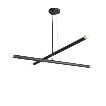 Lampa Wisząca Tubo 4 Black 1072L1 Aldex