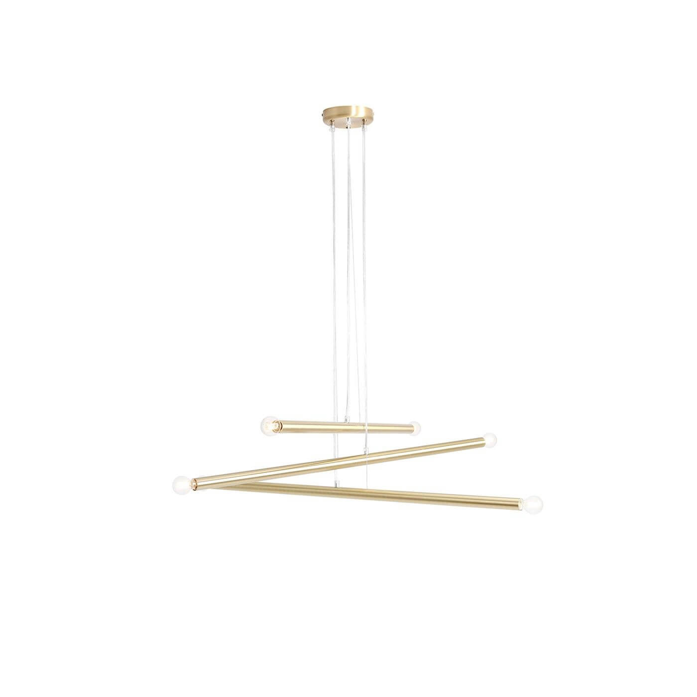 Lampa Wisząca Tubo 6 Brass 1072K40 Aldex Lampa Wisząca Tubo 6 Brass 1072K40 Aldex