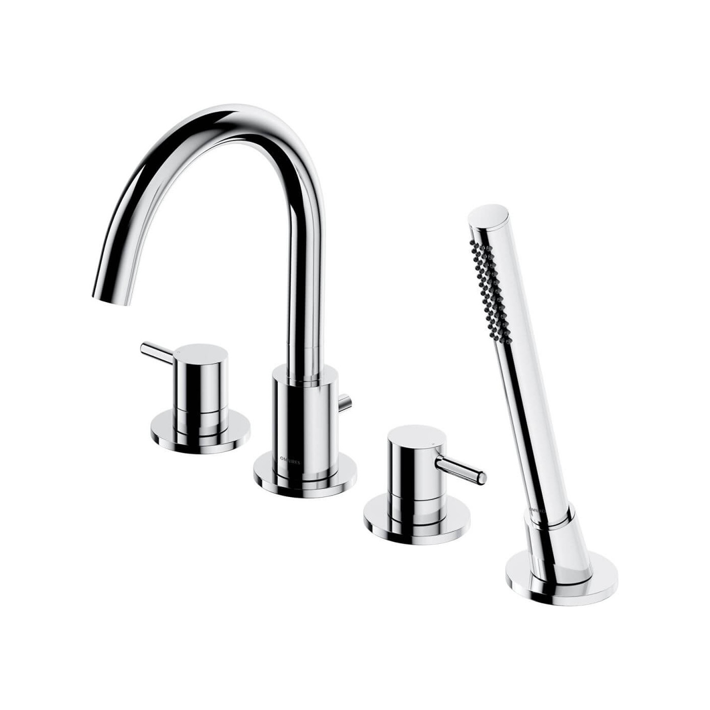 Bateria Wannowa 4-Otworowa Y Chrom Y1232CR Omnires Bateria Wannowa 4-Otworowa Y Chrom Y1232CR Omnires