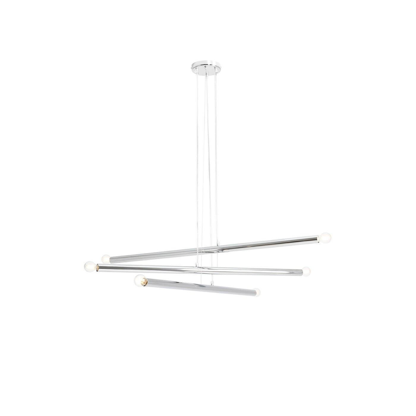 Lampa Wisząca Tubo 6 Chrome 1072K4 Aldex Lampa Wisząca Tubo 6 Chrome 1072K4 Aldex