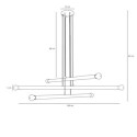 Lampa Wisząca Tubo 6 Gold 1072K30 Aldex Lampa Wisząca Tubo 6 Gold 1072K30 Aldex