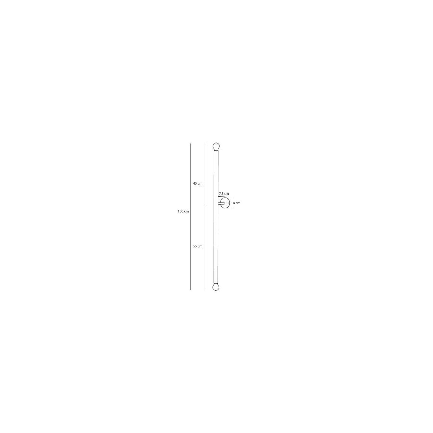 Kinkiet Tubo White L 1072D_L Aldex Kinkiet Tubo White L 1072D_L Aldex