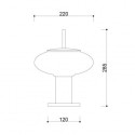 Lampa Stołowa Torni ST Czarny TOS122P1 Ummo Lampa Stołowa Torni ST Czarny TOS122P1 Ummo
