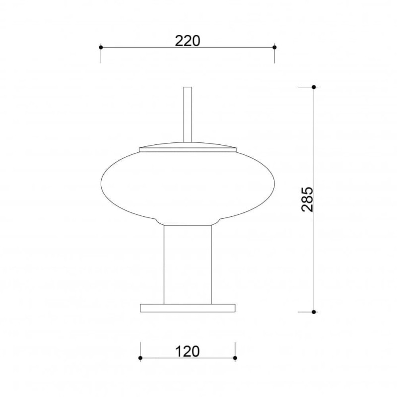 Lampa Stołowa Torni ST Czarny TOS122P1 Ummo Lampa Stołowa Torni ST Czarny TOS122P1 Ummo