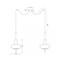 Lampa Wisząca Torni A2 Czarny TOM222P2 Ummo Lampa Wisząca Torni A2 Czarny TOM222P2 Ummo