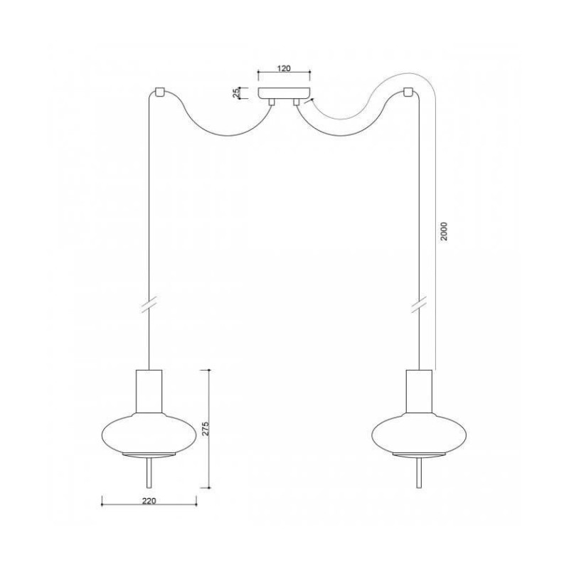 Lampa Wisząca Torni A2 Czarny TOM222P2 Ummo Lampa Wisząca Torni A2 Czarny TOM222P2 Ummo