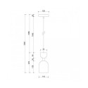 Lampa Wisząca Supuru Czarno-Złoty SUA132P0 Ummo Lampa Wisząca Supuru Czarno-Złoty SUA132P0 Ummo