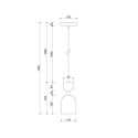 Lampa Wisząca Supuru Złoto-Biały SUA131P0 Ummo Lampa Wisząca Supuru Złoto-Biały SUA131P0 Ummo