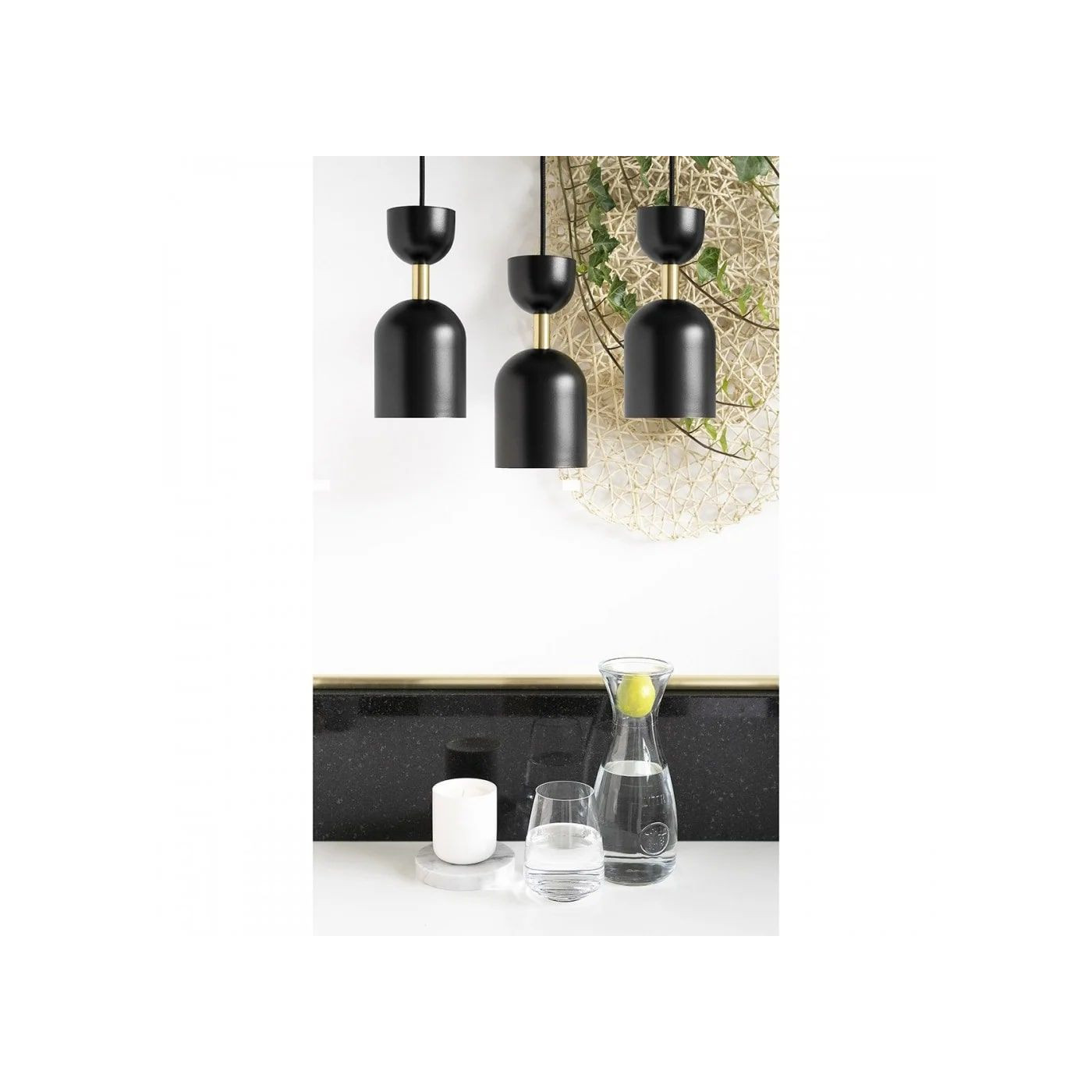 Lampa Wisząca Supuru 3L Czarno-Złoty SUL332P0 Ummo Lampa Wisząca Supuru 3L Czarno-Złoty SUL332P0 Ummo