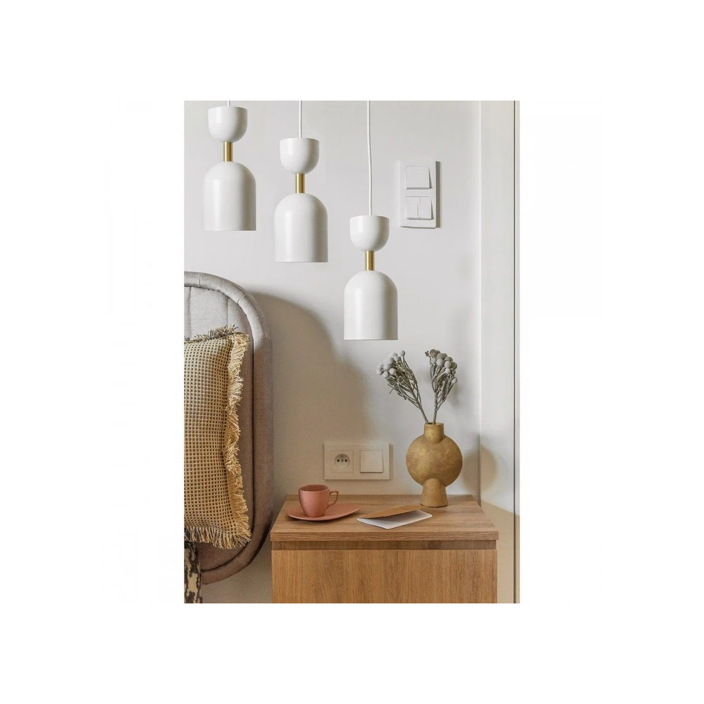 Lampa Wisząca Supuru 3L Złoto-Biały SUL331P0 Ummo Lampa Wisząca Supuru 3L Złoto-Biały SUL331P0 Ummo