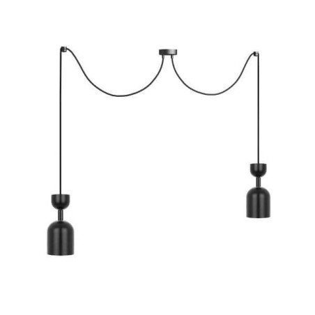 Lampa Wisząca Supuru 2 Czarny SUM222P2 Ummo