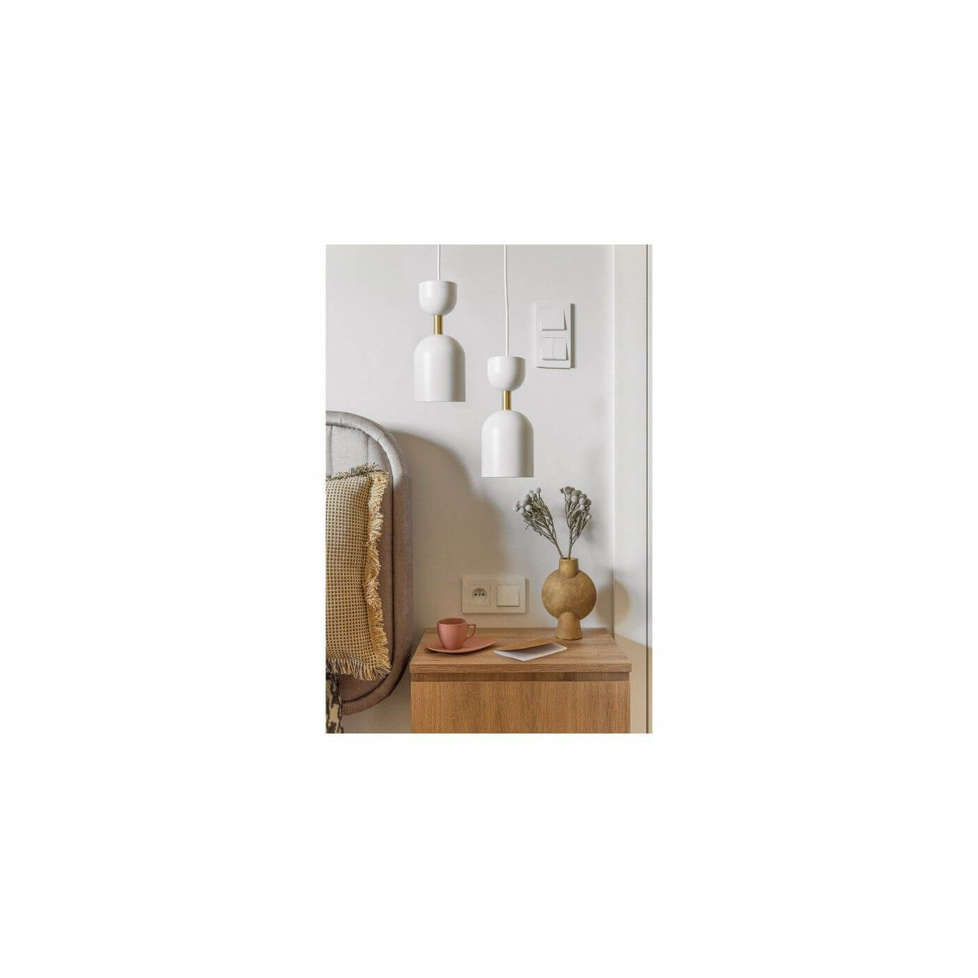 Lampa Wisząca Supuru 2 Biały SUM231P2 Ummo Lampa Wisząca Supuru 2 Biały SUM231P2 Ummo