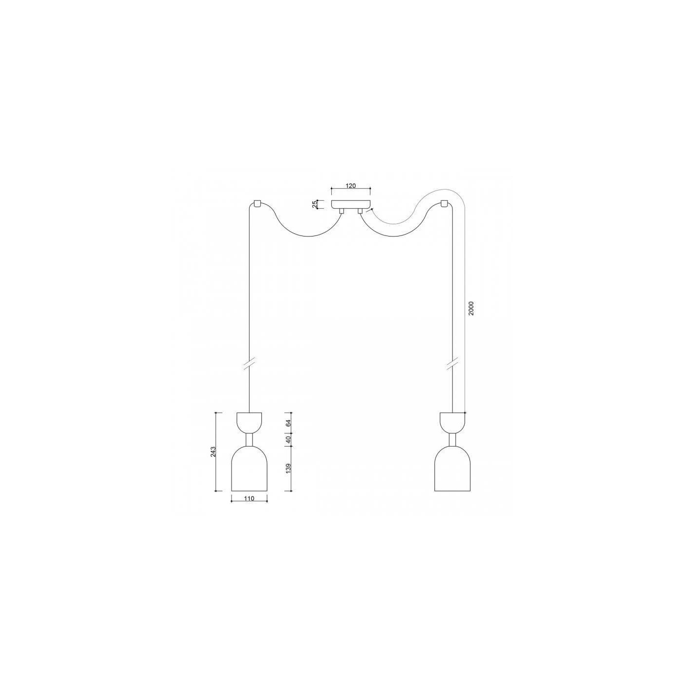 Lampa Wisząca Supuru 2 Biały SUM231P2 Ummo Lampa Wisząca Supuru 2 Biały SUM231P2 Ummo