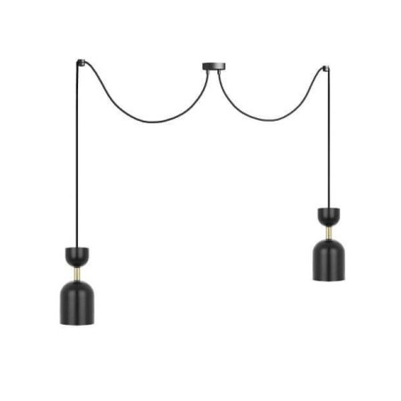 Lampa Wisząca Supuru 2 Czarny SUM232P2 Ummo