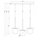 Lampa Wisząca Borra B Złoty BRB331PL Ummo Lampa Wisząca Borra B Złoty BRB331PL Ummo