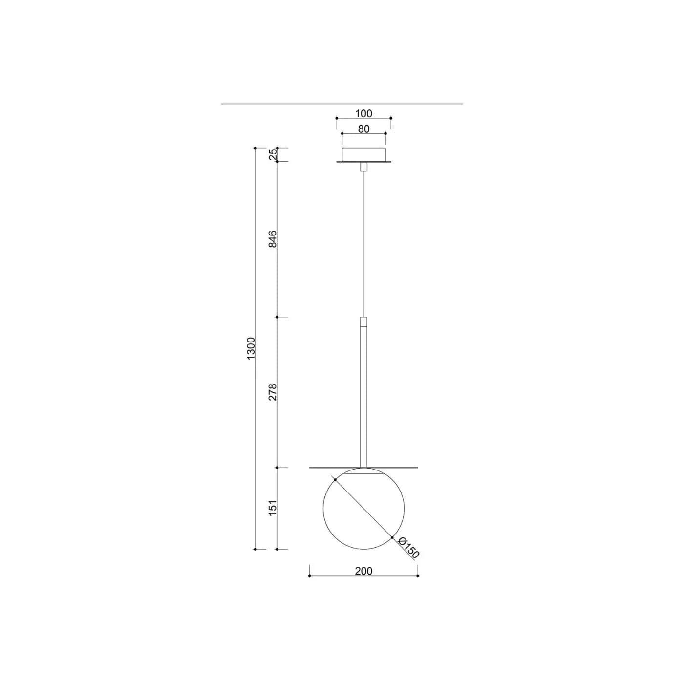 Lampa Wisząca Borra B Czarny BRB122P0 Ummo Lampa Wisząca Borra B Czarny BRB122P0 Ummo