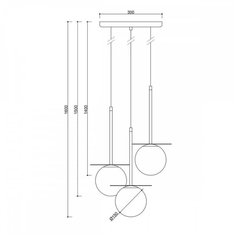 Lampa Wisząca Borra B Czarny BRB322P3 Ummo Lampa Wisząca Borra B Czarny BRB322P3 Ummo