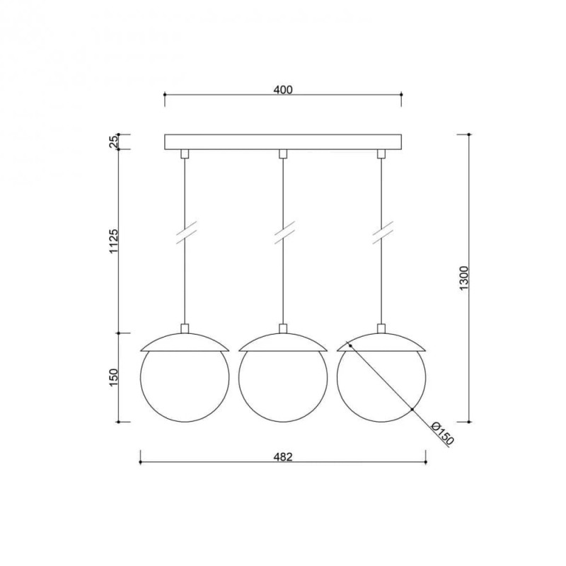Lampa Wisząca Kuul A Czarny KLA322P0 Ummo Lampa Wisząca Kuul A Czarny KLA322P0 Ummo