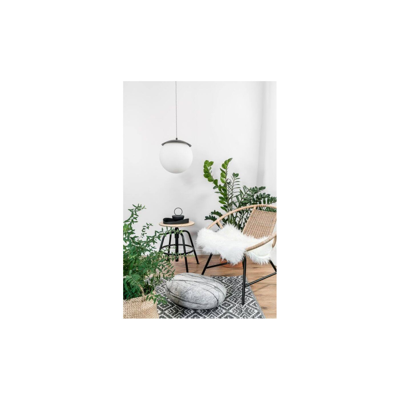 Lampa Wisząca Kuul E Czarny KLE122P0 Ummo Lampa Wisząca Kuul E Czarny KLE122P0 Ummo