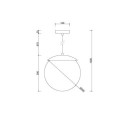 Lampa Wisząca Kuul E Czarny KLE122P0 Ummo Lampa Wisząca Kuul E Czarny KLE122P0 Ummo