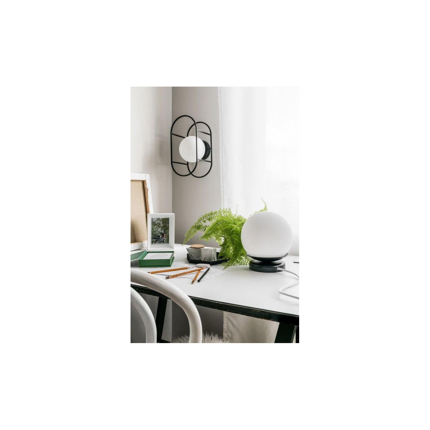 Lampa Stołowa Kuul ST Czarny KLS122P1 Ummo Lampa Stołowa Kuul ST Czarny KLS122P1 Ummo