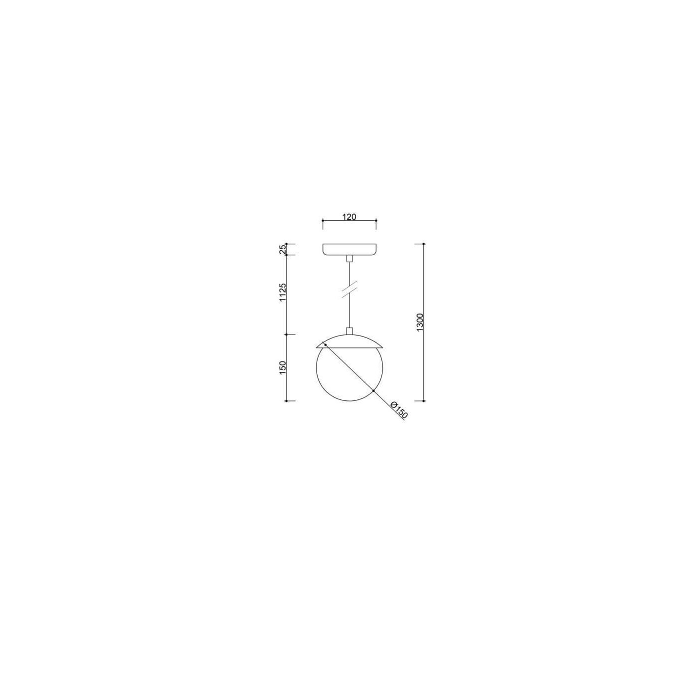 Lampa Wisząca Kuul F Biały KLF111P0 Ummo Lampa Wisząca Kuul F Biały KLF111P0 Ummo