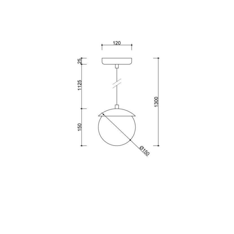 Lampa Wisząca Kuul F Biały KLF111P0 Ummo Lampa Wisząca Kuul F Biały KLF111P0 Ummo