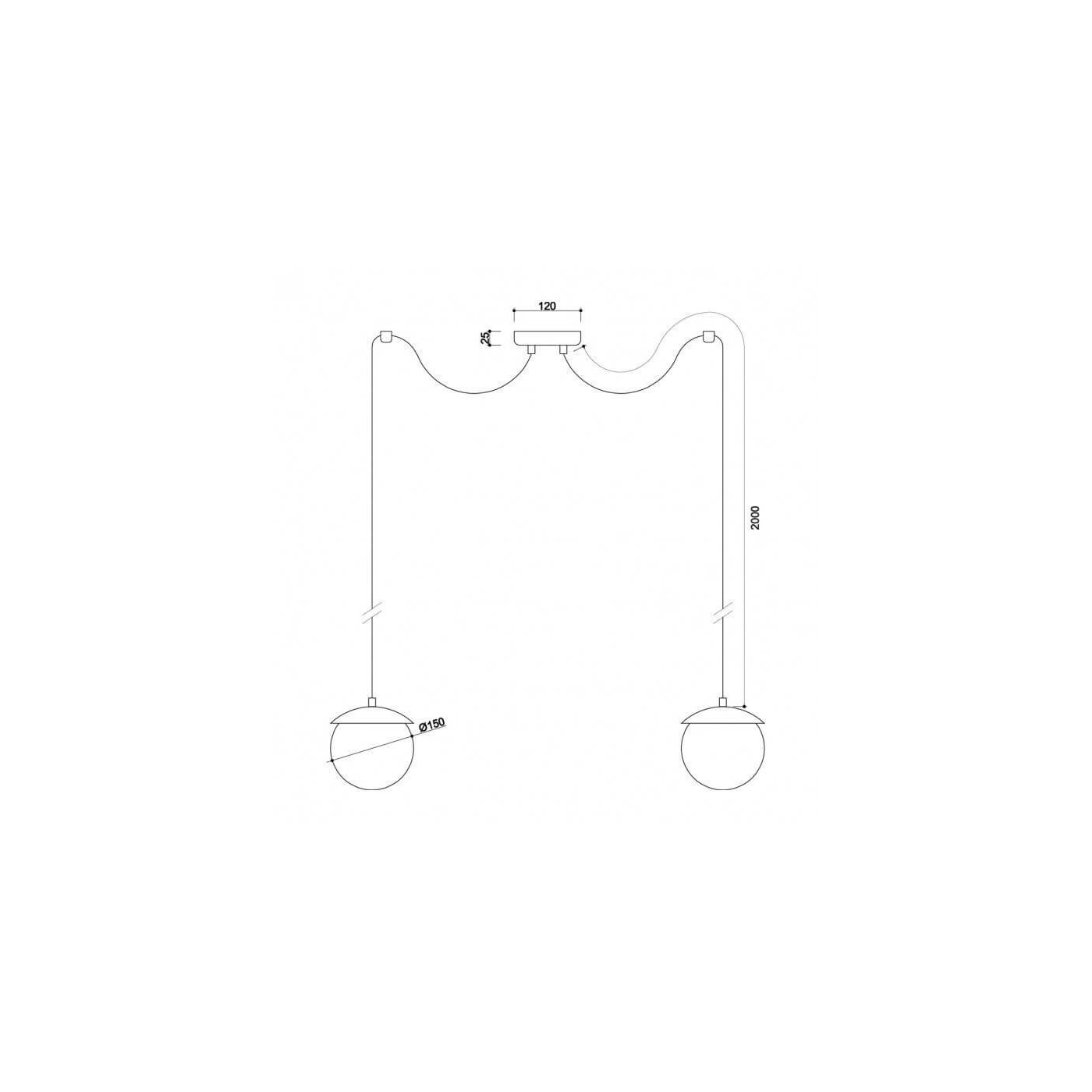 Lampa Wisząca KUUL F2 Biały KLF211P2 Ummo Lampa Wisząca KUUL F2 Biały KLF211P2 Ummo