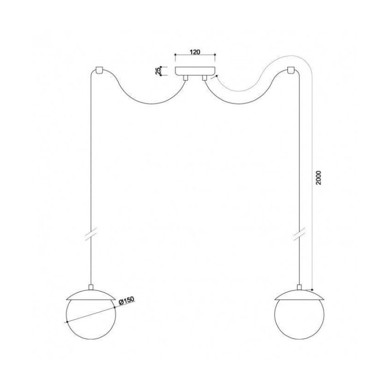 Lampa Wisząca KUUL F2 Biały KLF211P2 Ummo Lampa Wisząca KUUL F2 Biały KLF211P2 Ummo