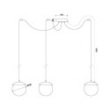 Lampa Wisząca KUUL F3 Biały KLF311P2 Ummo Lampa Wisząca KUUL F3 Biały KLF311P2 Ummo