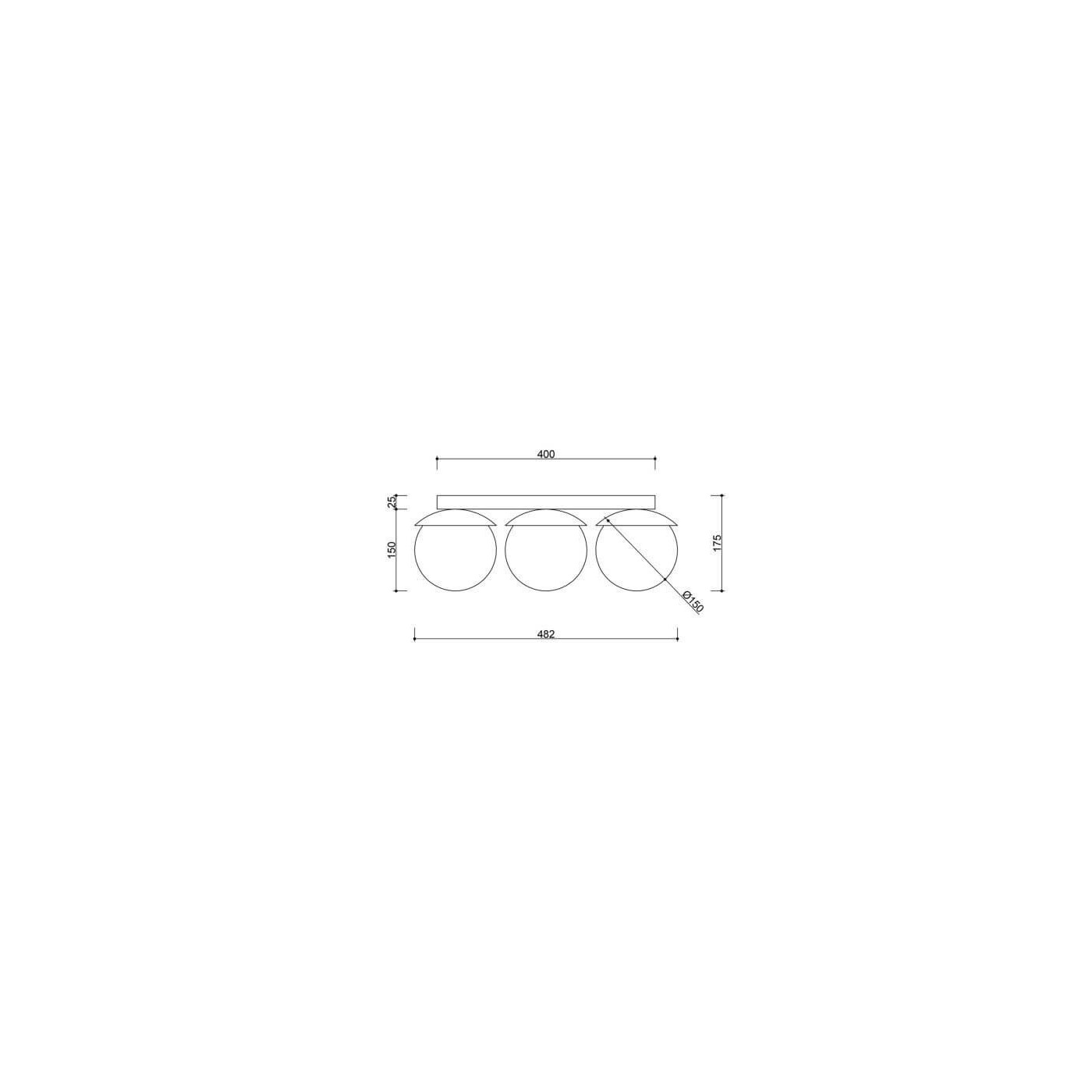 Plafon Kuul B Czarny KLB320S0 Ummo Plafon Kuul B Czarny KLB320S0 Ummo