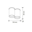 Plafon Arida 2 - Czarny 1112 Antigo Plafon Arida 2 - Czarny 1112 Antigo