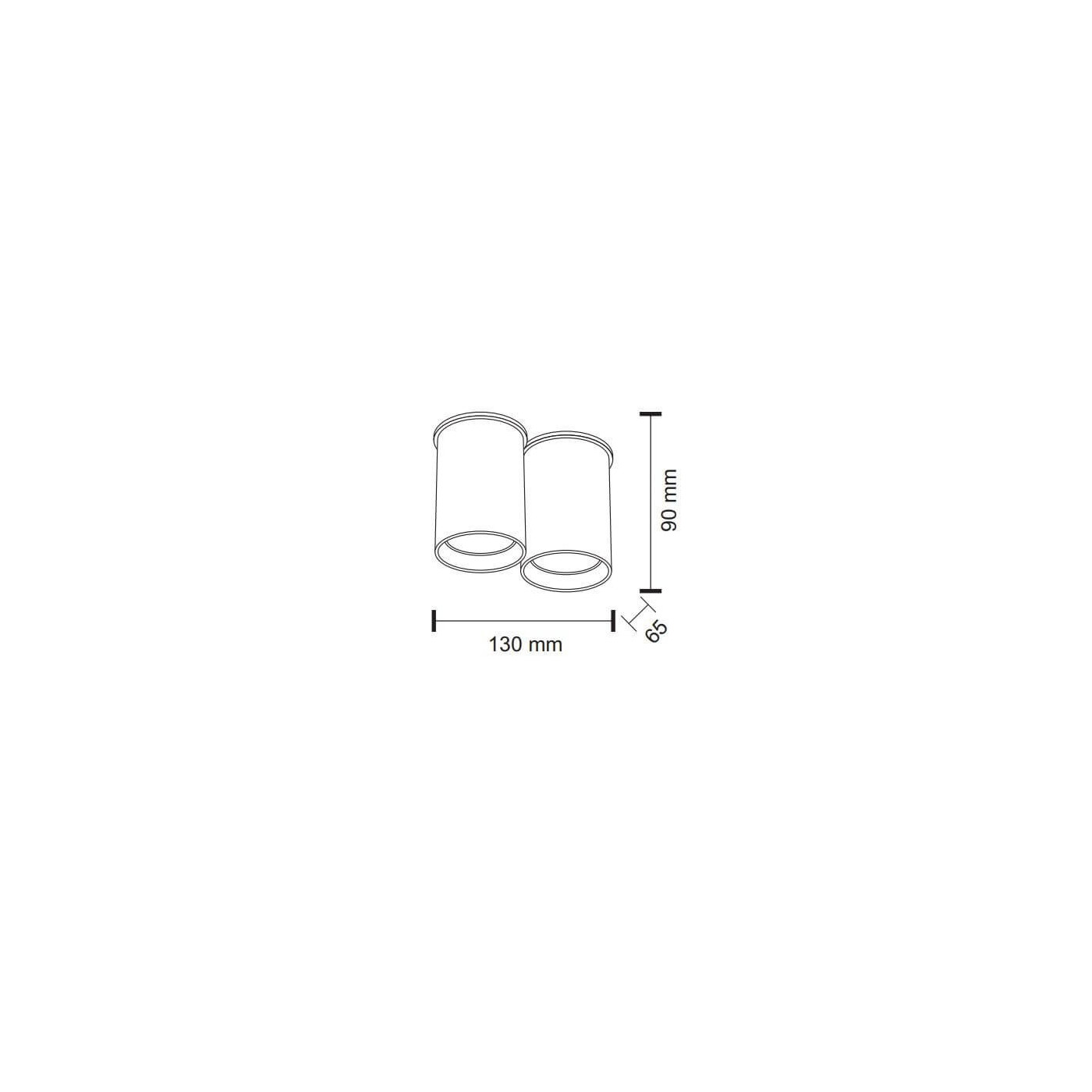 Plafon Arida 2 - Czarny 1112 Antigo Plafon Arida 2 - Czarny 1112 Antigo