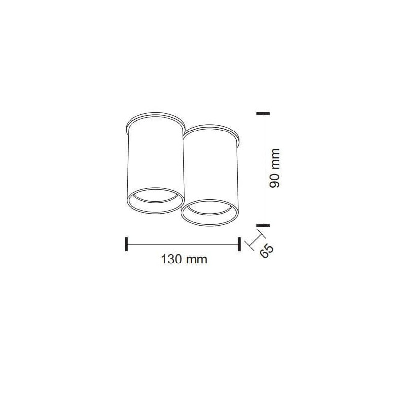Plafon Arida 2 - Czarny 1112 Antigo Plafon Arida 2 - Czarny 1112 Antigo