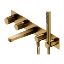 Bateria Wannowa Podtynkowa Contour Złoty Szczotkowany CT8037/1GLB Omnires Bateria Wannowa Podtynkowa Contour Złoty Szczotkowany CT8037/1GLB Omnires