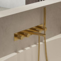 Bateria Wannowa Podtynkowa Contour Złoty Szczotkowany CT8037/1GLB Omnires Bateria Wannowa Podtynkowa Contour Złoty Szczotkowany CT8037/1GLB Omnires