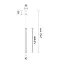Lampa wisząca Yabu 1 - Czarna 5526 Antigo Lampa wisząca Yabu 1 - Czarna 5526 Antigo