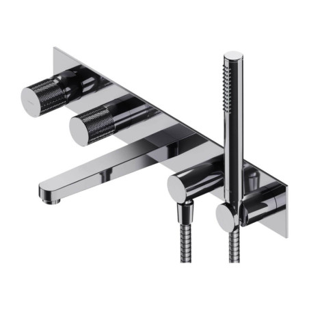 Bateria Wannowa Podtynkowa Contour Chrom CT8037/1CR Omnires