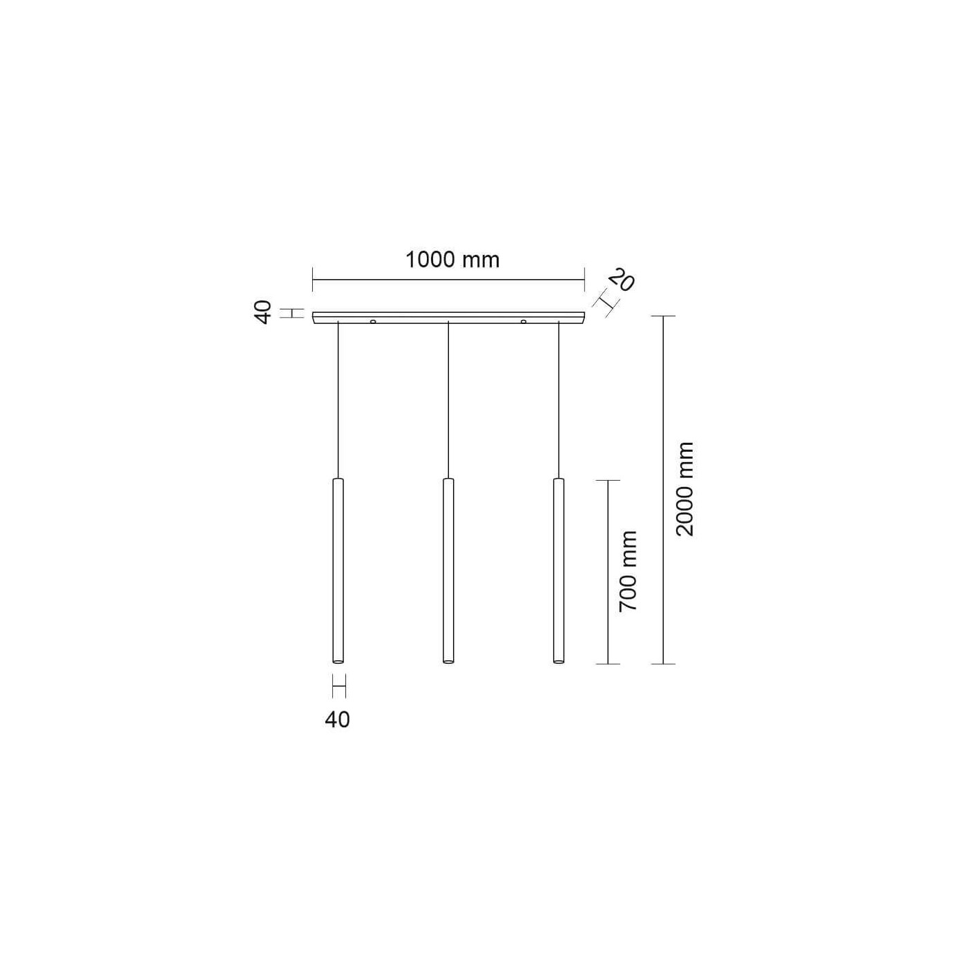 Lampa wisząca Yabu 3 - Czarna 5527 Antigo Lampa wisząca Yabu 3 - Czarna 5527 Antigo