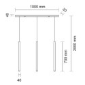 Lampa wisząca Yabu 3 - Biała 7574 Antigo Lampa wisząca Yabu 3 - Biała 7574 Antigo