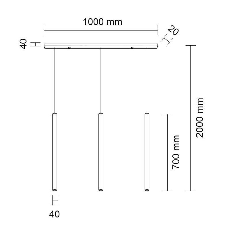 Lampa wisząca Yabu 3 - Biała 7574 Antigo Lampa wisząca Yabu 3 - Biała 7574 Antigo