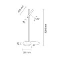 Lampa podłogowa Yabu F - Biała 7877 Antigo Lampa podłogowa Yabu F - Biała 7877 Antigo