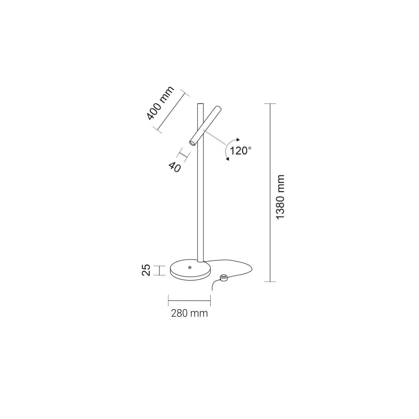 Lampa podłogowa Yabu F - Biała 7877 Antigo Lampa podłogowa Yabu F - Biała 7877 Antigo