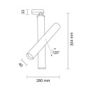 Spot Yabu T R2 - Biały - Szynoprzewód 3F 230V 7706 Antigo Spot Yabu T R2 - Biały - Szynoprzewód 3F 230V 7706 Antigo