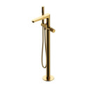 Bateria Wannowa Wolnostojąca Contour Złoty Szczotkowany CT8033GLB Omnires Bateria Wannowa Wolnostojąca Contour Złoty Szczotkowany CT8033GLB Omnires